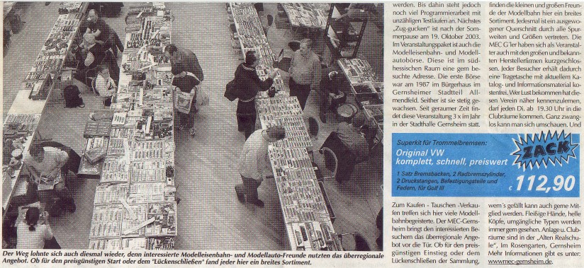 Fortsetzung des Zeitungsartikels